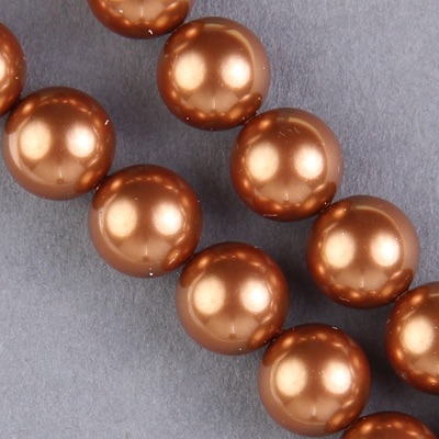 29-1007:  5810 10mm Copper Crystal Pearl 